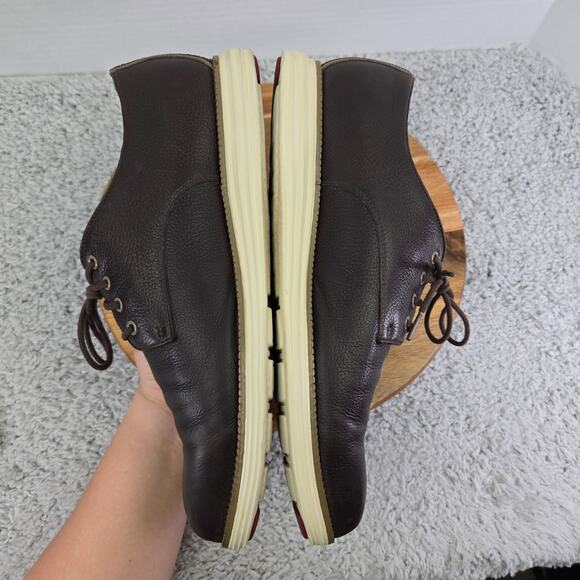 Cole Haan Mens 12 GrandOs Brown Leather Casual Lifestyle Daily Plain Toe Oxford main image 11